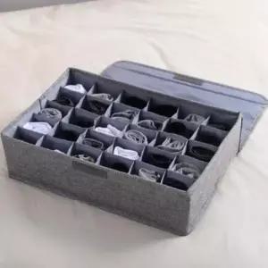 [JED] 양말 뚜껑있는 정리함 보관함 칸칸이 속옷 칸막이 속옷정리함