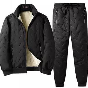 기모바지 2배두툼패딩솜+두툼고급융털 상하세트 남여공용 융털 기모바지