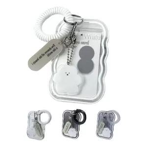 키밍 교통카드케이스 홀더 투명 키홀더 학생증 사원증 bpu6+2EQy