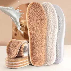 등산화깔창 겨울 도톰한 방한깔창 라텍스깔창 양털뽀글이 깔창