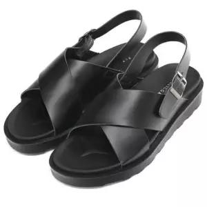 사무실샌들 엑스 남자 샌들 스트랩 레더 슈즈 남성 여름