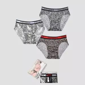 레오파드 패턴 아웃밴딩 남성 3매입 삼각팬티 0128ut 남자팬티 남삼각팬티 남팬티 남성팬티
