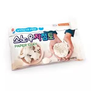 도너랜드)스노우지점토(200g) 스노우지점토 미술용찰흙 공예용찰흙