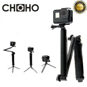 셀카봉 모노포드 셀프 핸드헬드 확장형 폴 미니 삼각대 고프로 히어로 11 9 8 용 샤오미 yi 4k SJCAM 액세