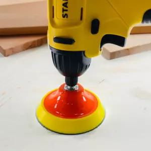 목공 사포패드 임팩 전동 드릴 백업패드 사포패드 원형사포 샌딩