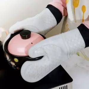 데일리키친 실리콘 오븐 장갑(그레이) 냄비 내열장갑 실리콘주방장갑