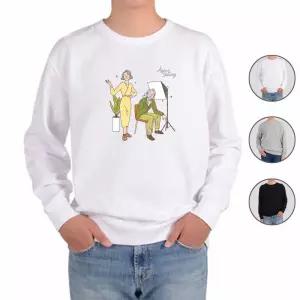 맨투맨 전색상 가족 노부부 고령화사회 af 프린트셔츠 Acd8+3hzv