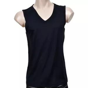 롱기성 쿨론 매쉬 V넥 남성런닝 나시런닝 난닝구 심플 OYB8+5YFf