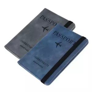 RFID 도난방지 여권 케이스-색상랜덤 카드 포켓 지갑 여권케이스 도난방지