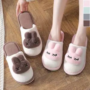 토끼 실내화 1P 거실 사무실 미끄럼방지 겨울 슬리퍼 층간소음방지슬리퍼