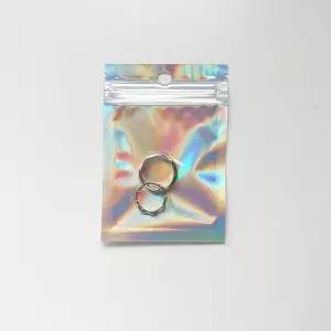 홀로그램 포장팩 소형 7x10cm 그라데이션 지퍼백 비닐팩 악세사리 악세서리