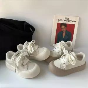 여자 하이탑 슈즈 키높이 웨지힐 가을 슬립온 스타일 ST3