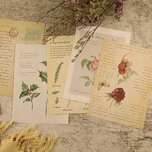 빈티지 영문 페이퍼 종이 6장 SET/시즌2 감성 소품 빈티지소품 레트로소품