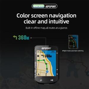 호환 BSC300 옐로우 라이딩 사이클링 오도미터 iGPSPORT 자전거 GPS 컴퓨터 경로 내비게이션 무선 속도계