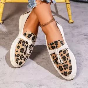 엘럽여성용 봄 가을 캐주얼 플랫 빅사이즈 라운드 한 발 토시 단화 원템3