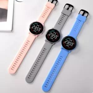 LED 빅 다이얼 남 녀 공용 슬림 디자인 손목 시계 BEM8+9hmd