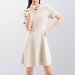 치마 원피스 여사친 슬림핏 반팔정장 순색 럭셔리 A라인 커리어 우아한 봄여름 BE1