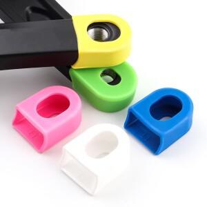 호환 MUQZI 1 쌍 자전거 크랭크 커버 실리카 보호 케이스 MTB 도로 고정 부츠 암 슬리브