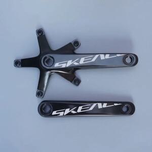 호환 Skeace-싱글 스피드 픽시 크랭크셋  49T 스파이더 스프로킷 BCD144mm 고정 기어  사각홀 자전거