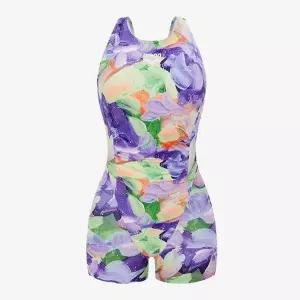 아레나 아쿠아로빅 여성 실내수영복 스프링피오레 2부 반신 입기편한 U백(A6SL1LS02P