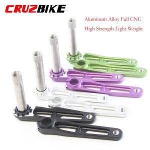 호환 CRUZbike 접이식 자전거 크랭크 셋 초경량 155/160/165/170/175mm 중공 기술 알루미늄 합금 부품 액세