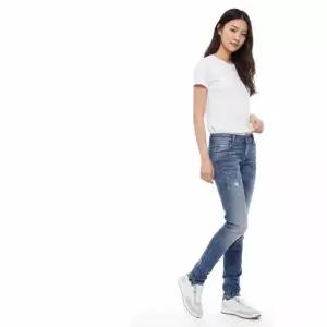 여성 슈퍼 슬림 워싱 데님 팬츠 S72LA0504 S30333 089)