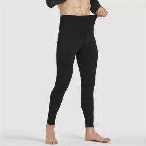 남성 도톰한 기모레깅스 스판 퍼안감 겨울 내복 하의