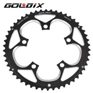 호환 GOLDIX 110BCD 더블 체인링 50-34T 로드 바이크 크랭크셋/접이식 자전거 9S/10S/11Speed 초경량 체인