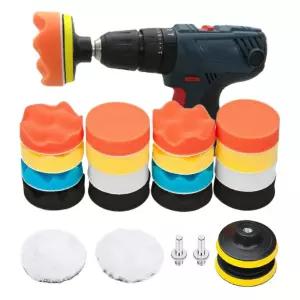 전동드릴 광택패드 22PCS 세트 광택패드 폴리싱패드 차량광택기 자동차광택