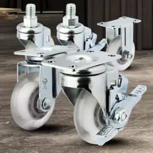 경량소형2 인라인바퀴 미니 작은 무소음 캐스터 휠 캐스터 케스터 의자바퀴