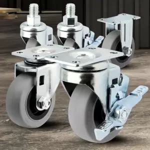 경량소형2 앵글바퀴 의자가구 미니 이동식 캐스터회전 캐스터 케스터