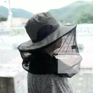 랜덤 1개 양봉용 벌망 모자 모자망 날파리 방지 모자 벌망 방충망