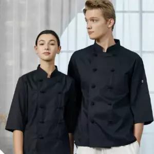 6사이즈 1개 7부조리복 요리사복 조리사복 호텔조리복 ONq9+3HUq