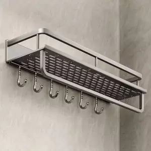 선반 욕실 주방 화장실 정리 알루미늄 M 세면대 걸이 고리 공간활용