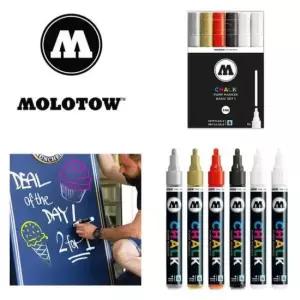 [문구] 마카펜 초크 펌프 마커 4mm 베이직세트  no.1