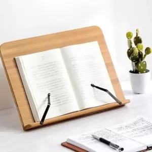 [문구] 책상책거치대 휴대용 필기 올바른자세 간편한고정 스터디독서대 7단계조절