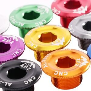 호환 알루미늄 합금 크랭크 볼트 커버 캡  자전거 바텀 브래킷 암 고정 M15  M20