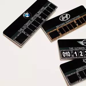 (다주소) 차량용 주차번호판 주차알림판 자동차번호판 PMO7+2nkR