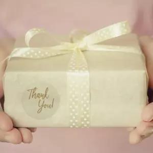 다꾸 스승의날 라벨 청첩장 답례품 투명 땡큐 스티커 VzM6+3OFV