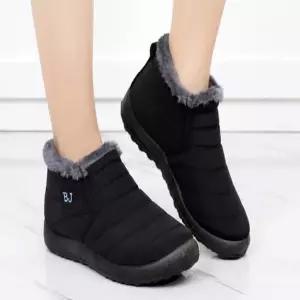 남녀공용 겨울 안감털 패딩부츠 털신발 커플 패딩신발 방한화 방한부츠 털워커 겨울로퍼