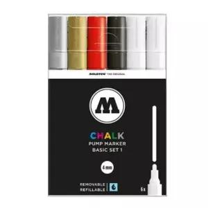 [문구] 모로토우 마카펜 기본 초크 마커 펌프형 4mm