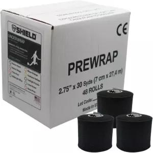 쉴드 애슬레틱 언더랩 프리랩 48롤 벌크 케이스 헤어 타이 헤드밴드 미국산 테이프 2.75인치 X 30 SYard 폼