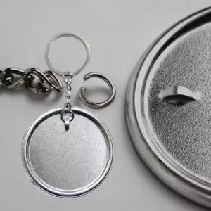 DIY 재료 메탈 핀버튼 키링 제작 원형 58MM 100개입 aLv4+4Tmw