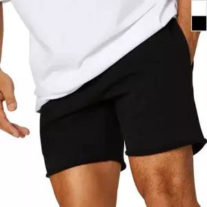 남자 허리밴딩 무지 반바지 1P 데일리 여름 바지 무지반바지 허리밴딩반바지