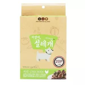 강아지 습식 스틱 간식 치킨 15g 20개입 1P 파우치 반려견짜먹는간식