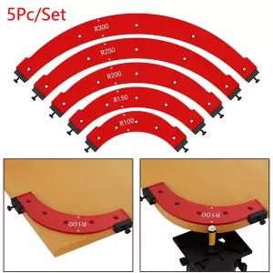 전정기 베어툴 충전식 트리머 목재 작업용 5Pcs 반경 코너 지그 목공 라운드 템플릿 라우팅