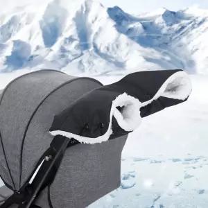 추운겨울 엄마아빠 유모차장갑 포근 똑딱이 핸드머프 유모차용품