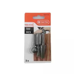 목공용 로타리바 6mm 3P 나무 드릴 날 홈파기 비트