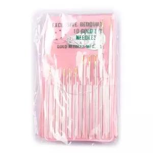 분홍바늘 10p 반짇고리 바느질용품 바느질세트 의류슈선용품 수예용품