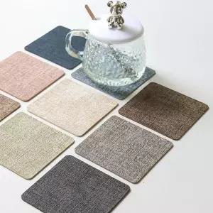 ToB 방수 사각티코스터 예쁜 커피잔 코스타 컵받침 티코스트